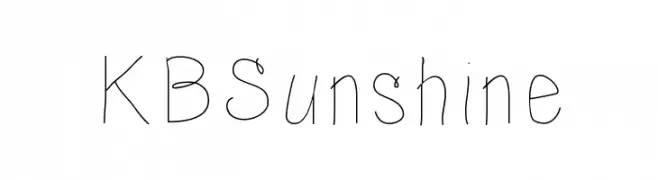 KBSunshine  नि: शुल्क फ़ॉन्ट्स डाउनलोड