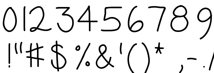 KBSunshineBold Font OTHER CHARS