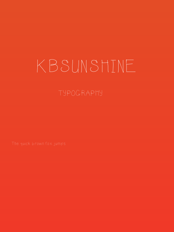 KBSunshine Poster