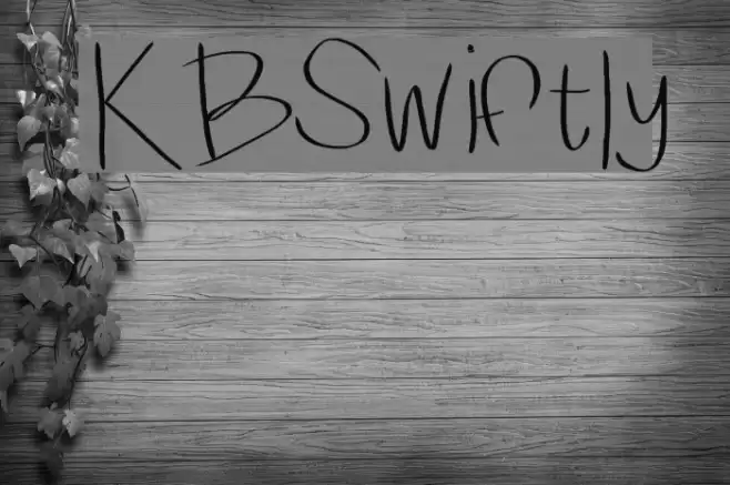 KBSwiftly Font examples