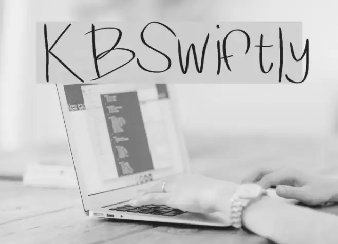 KBSwiftly Font examples
