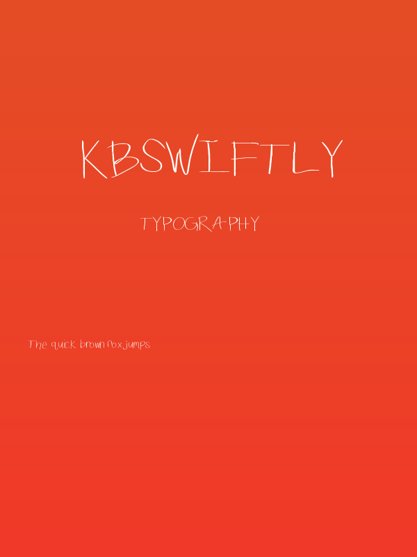 KBSwiftly Poster