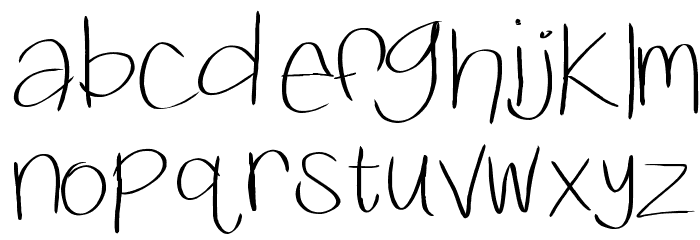 KBSwiftly Font LOWERCASE