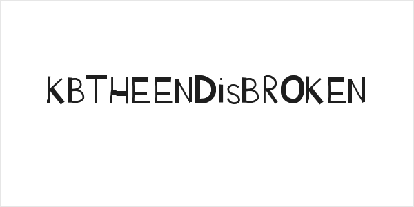KBTHEENDisBROKEN Logo