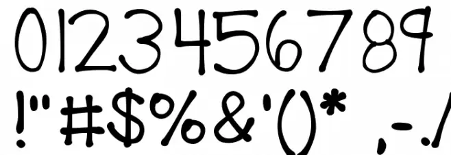 KBTheLittleFella Font OTHER CHARS