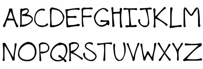 KBTheLittleFella Fonte MAIÚSCULAS