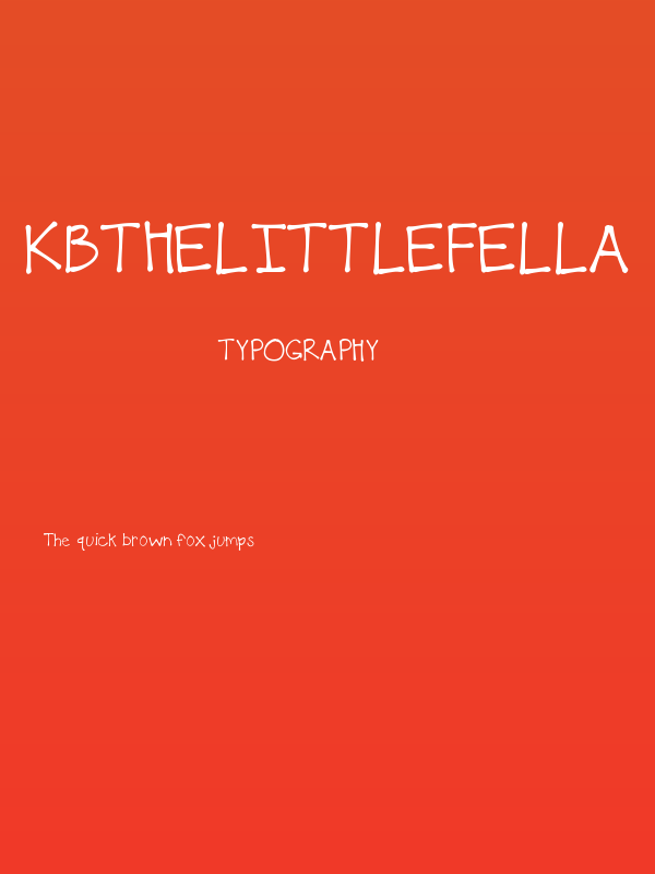 KBTheLittleFella Poster