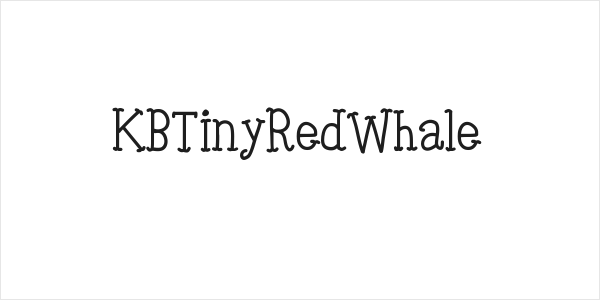 KBTinyRedWhale Logo