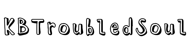 KBTroubledSoul  font caratteri gratis