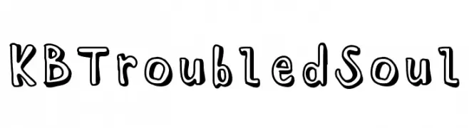 KBTroubledSoul  font caratteri gratis