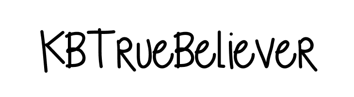 KBTrueBeliever  font caratteri gratis