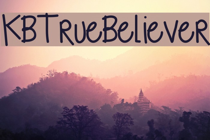 KBTrueBeliever Example 2