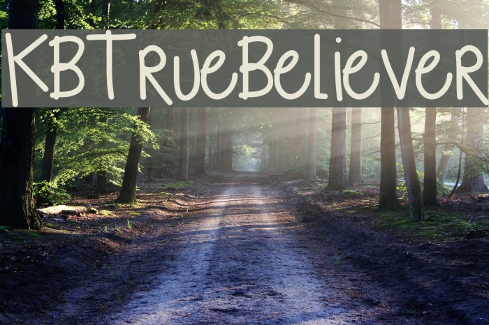 KBTrueBeliever Example 3
