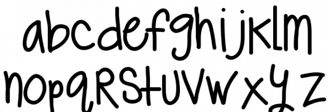 KBTrueBeliever 字体 小写