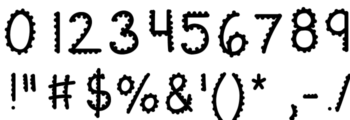 KBTurningGears Font OTHER CHARS