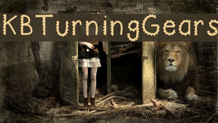 KBTurningGears Font examples