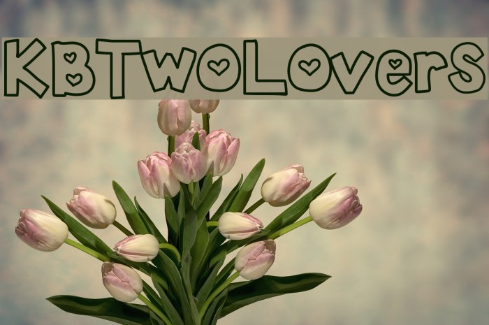 KBTwoLovers Font examples