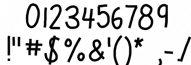 KBUpinSmoke Font OTHER CHARS