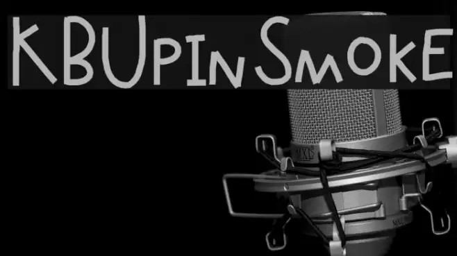 KBUpinSmoke Font examples