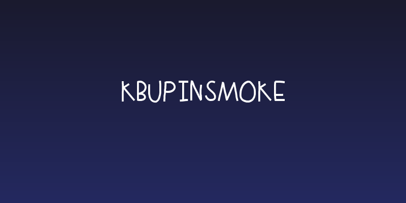 KBUpinSmoke Social Header