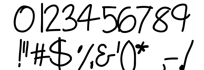 KBWalkingontheTable Font OTHER CHARS