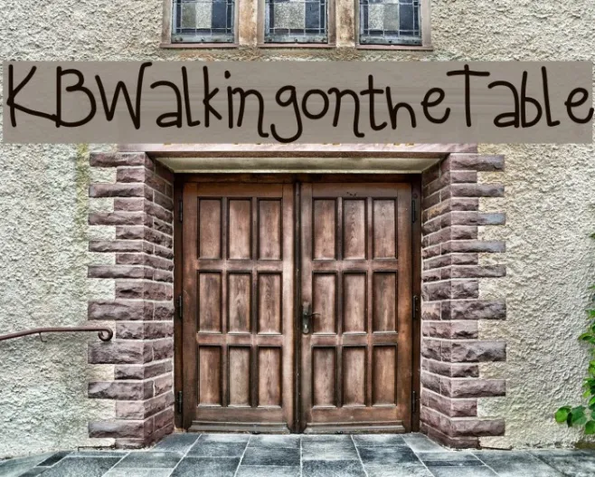 KBWalkingontheTable Example 1