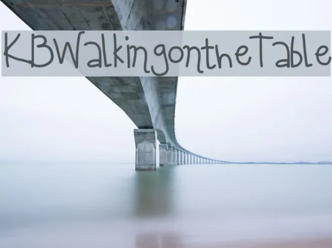 KBWalkingontheTable Example 3