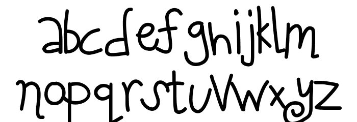 KBWalkingontheTable Font LOWERCASE