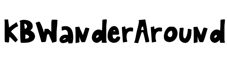 KBWanderAround  Free Fonts Download