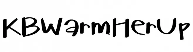 KBWarmHerUp  font caratteri gratis