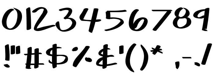 KBWarmHerUp Font OTHER CHARS
