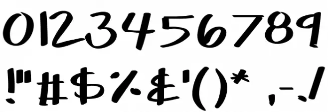 KBWarmHerUp Font OTHER CHARS