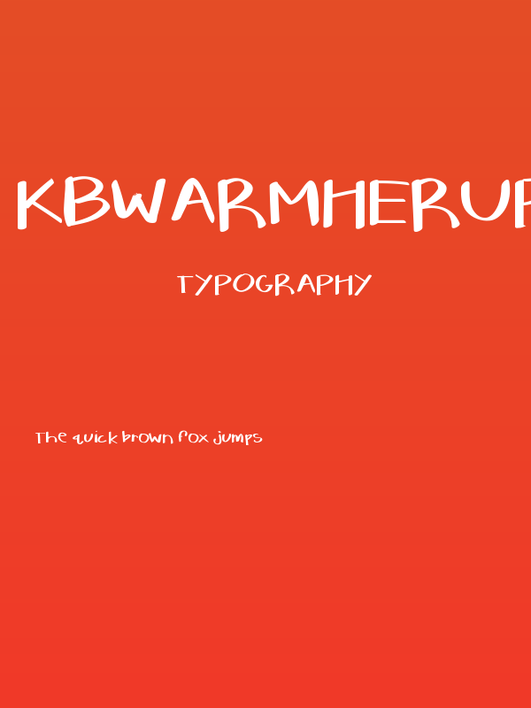 KBWarmHerUp Poster