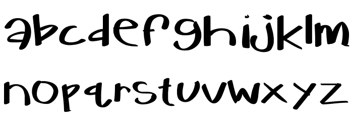 KBWarmHerUp Font LOWERCASE