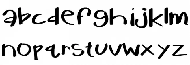 KBWarmHerUp Font LOWERCASE