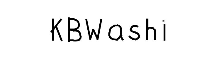 KBWashi  Fuentes Gratis Descargar