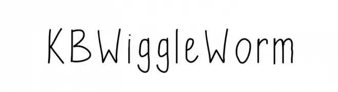 KBWiggleWorm  font caratteri gratis