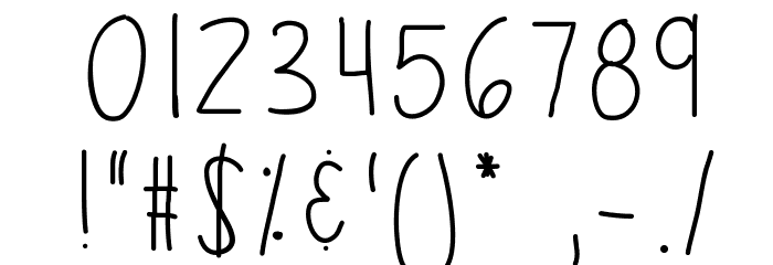 KBWiggleWorm Font OTHER CHARS