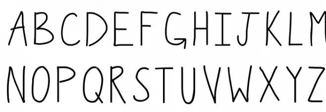 KBWiggleWorm 字体 大写
