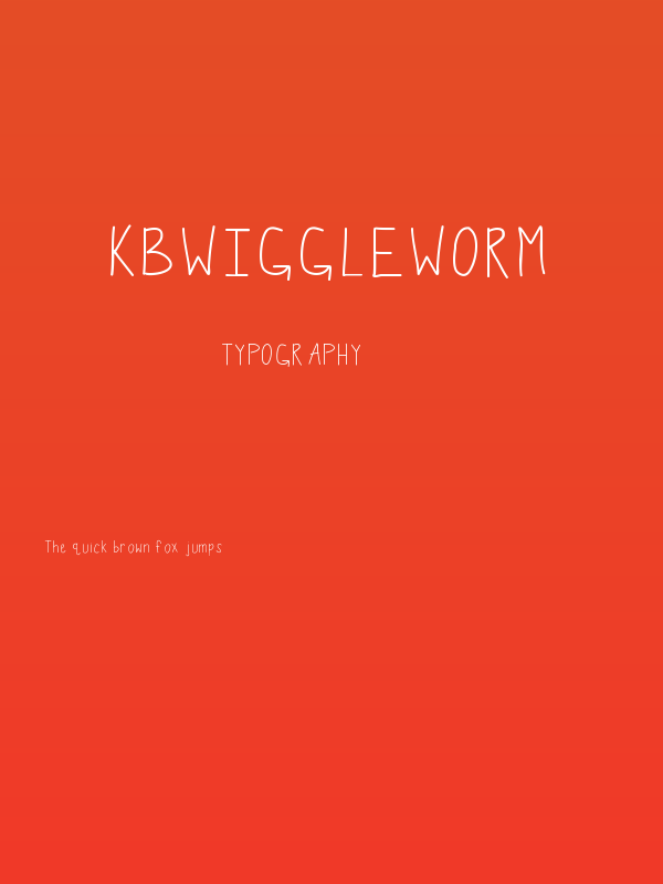 KBWiggleWorm Poster