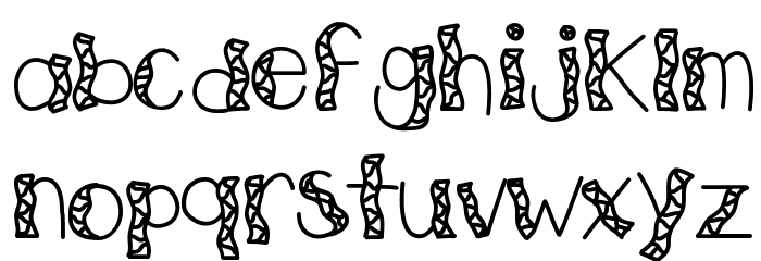 KBWitchingHour Font LOWERCASE