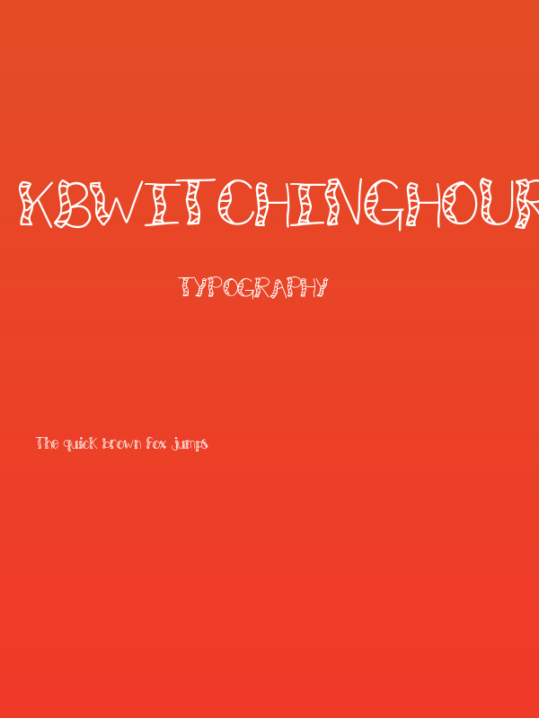 KBWitchingHour Poster