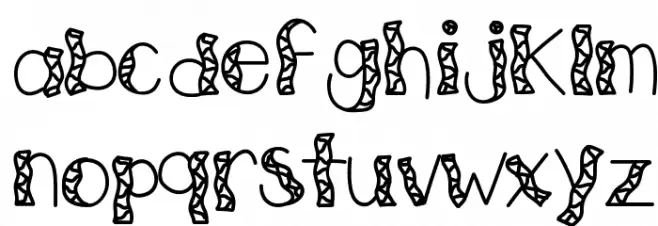KBWitchingHour Font LOWERCASE