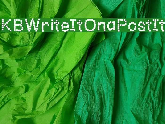 KBWriteItOnaPostIt Example 1