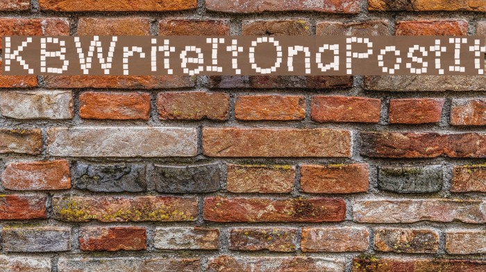 KBWriteItOnaPostIt Example 2