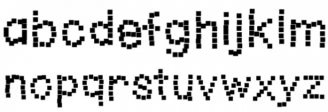 KBWriteItOnaPostIt 字体 小写