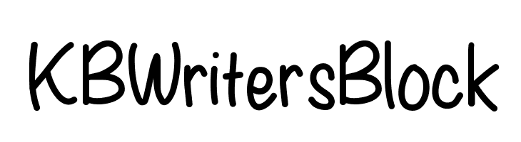 KBWritersBlock Font