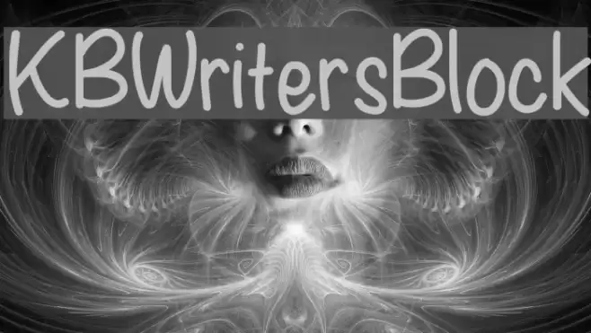 KBWritersBlock Font examples