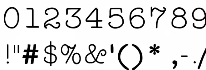 KBYoureJustMyTypeThin Font OTHER CHARS