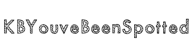 KBYouveBeenSpotted  font caratteri gratis